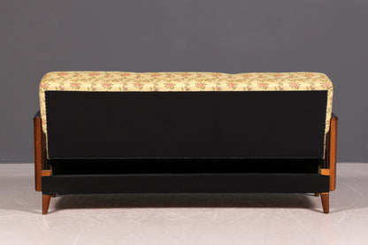 G282 Finish Wunderschönes Chippendale Sofa Antik Barock Stil Wiener Geflecht Couch 3-Sitzer Canapé (Kopie)