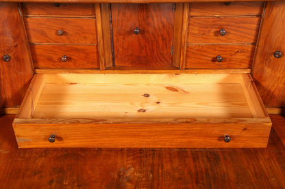 Noble Gründerzeit Secretary Vertiko Highboard Louis Philippe Dresser Antique circa 1880 Writing Secretary