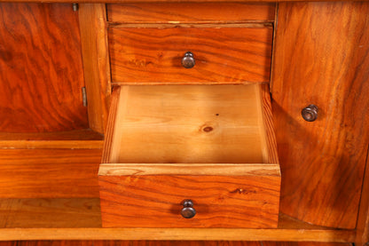 Noble Gründerzeit Secretary Vertiko Highboard Louis Philippe Dresser Antique circa 1880 Writing Secretary