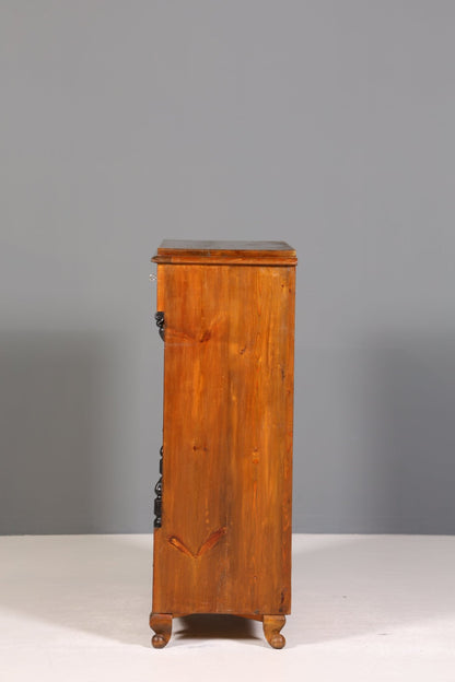 Wunderschöner Antik Sekretär um 1900 Vertiko Weichholz Kommode Landhaus Schreibkommode