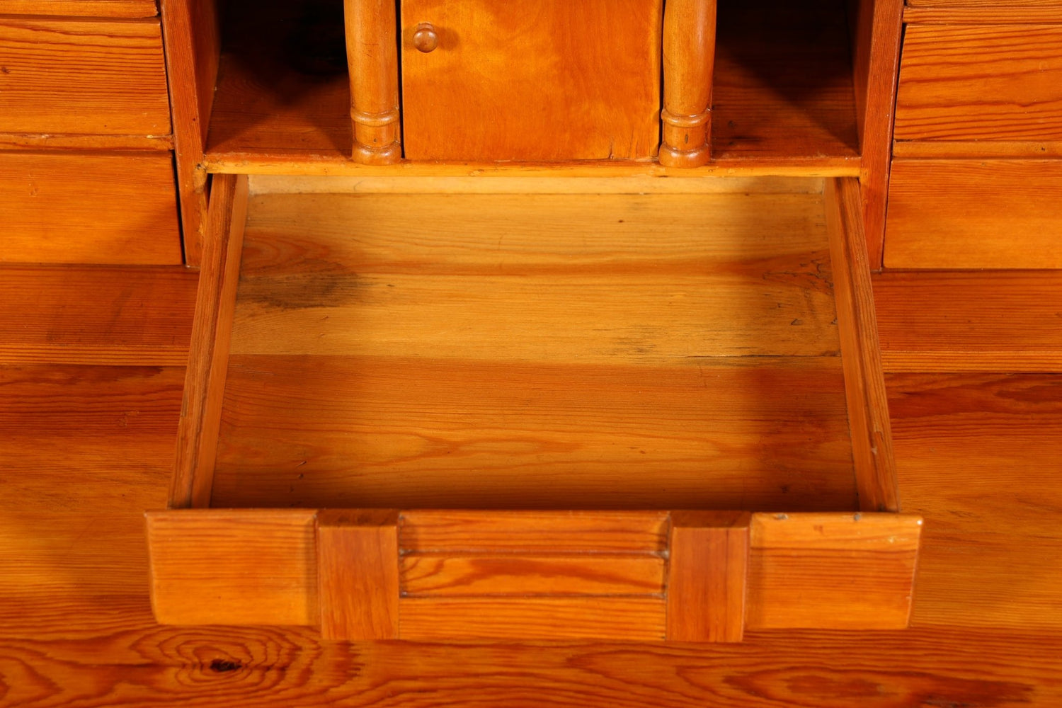 Wunderschöner Antik Sekretär um 1900 Vertiko Weichholz Kommode Landhaus Schreibkommode