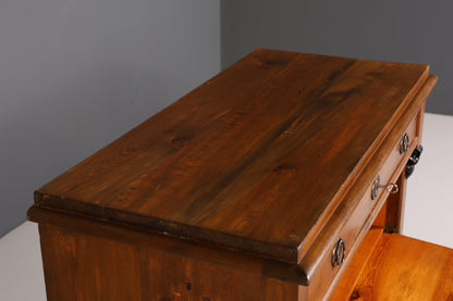 Wunderschöner Antik Sekretär um 1900 Vertiko Weichholz Kommode Landhaus Schreibkommode