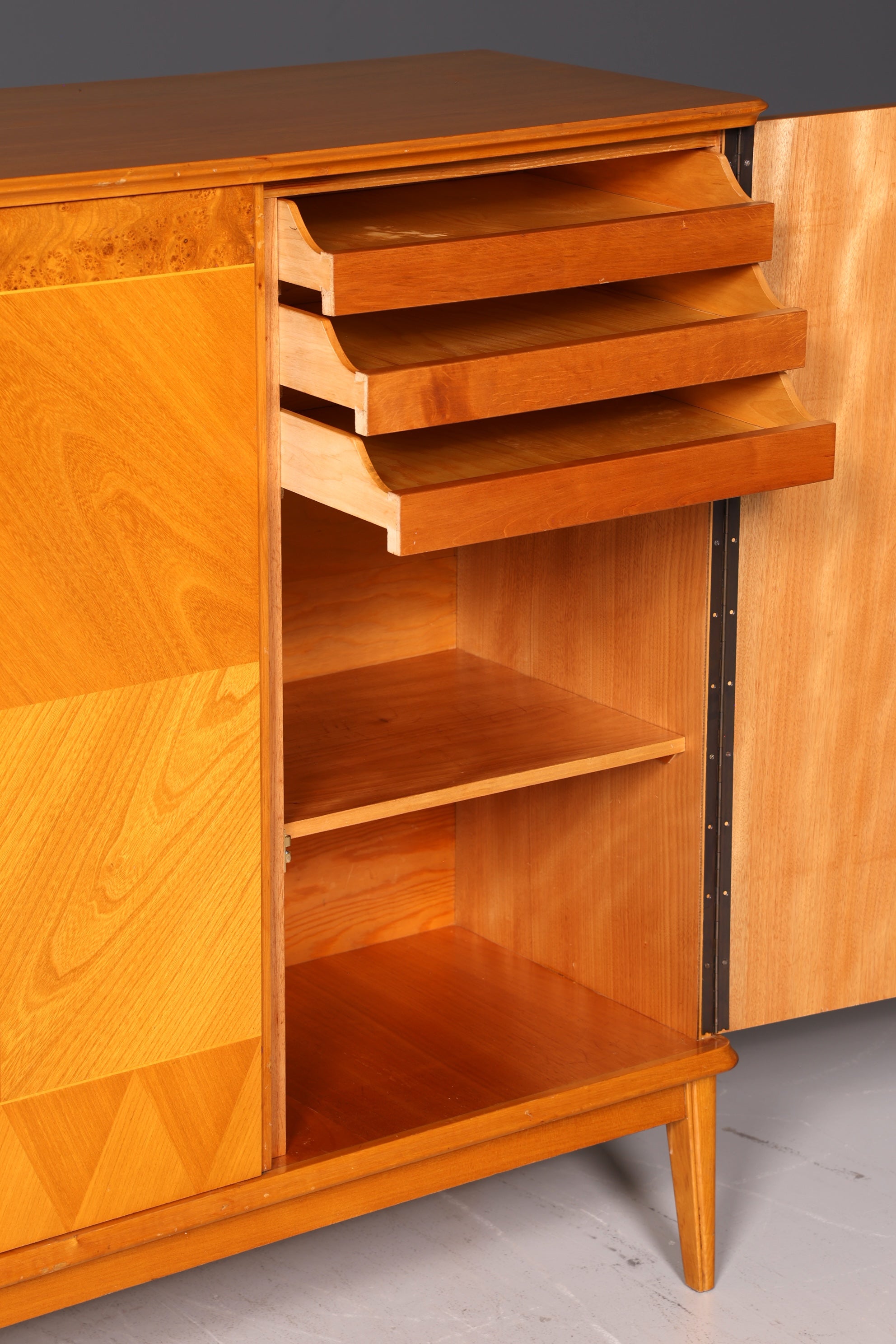 Traumhafter Mid Century Highboard Retro 60er Jahre Schrank Kommode Vintage Designklassiker