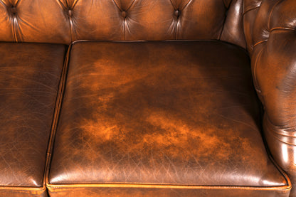 Wunderschöne Original Chesterfield Centurion 2-Sitzer Couch Englisches echt Leder Sofa UK