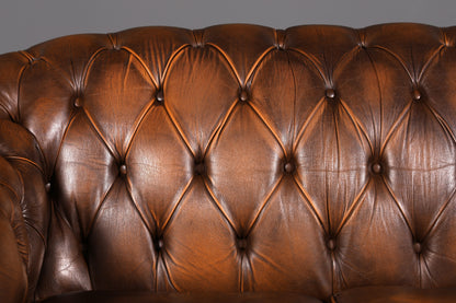 Wunderschöne Original Chesterfield Centurion 2-Sitzer Couch Englisches echt Leder Sofa UK
