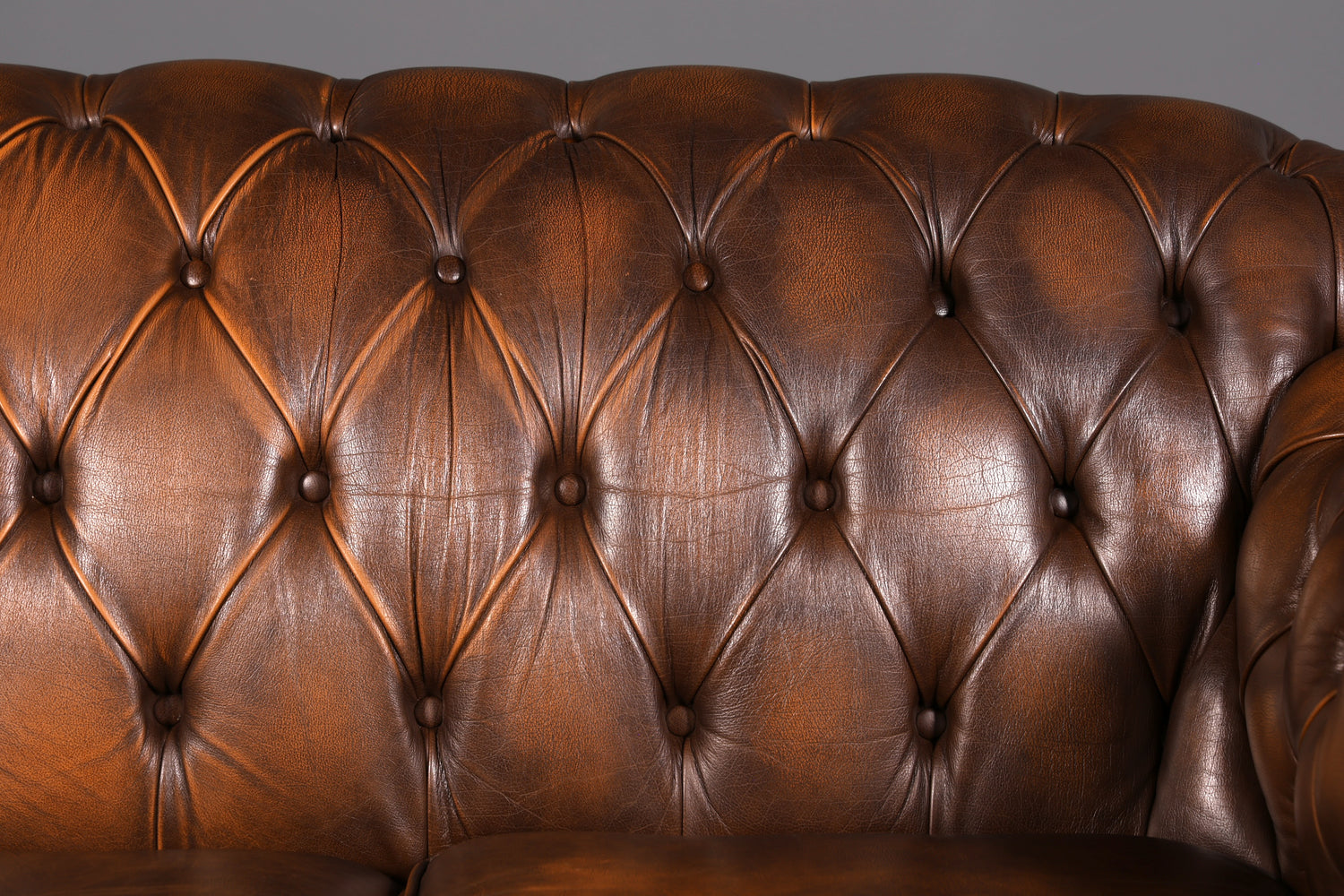 Wunderschöne Original Chesterfield Centurion 2-Sitzer Couch Englisches echt Leder Sofa UK