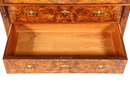 Traumhafte Gründerzeit Kommode Louis Philippe Nussbaum Sideboard um 1880 Antik Schubladenkommode