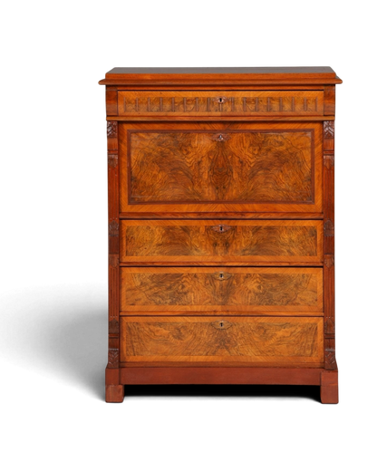 Stilvoller Gründerzeit Sekretär Vertiko Highboard Jugendstil Kommode Schrank um 1880