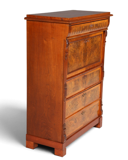 Stilvoller Gründerzeit Sekretär Vertiko Highboard Jugendstil Kommode Schrank um 1880