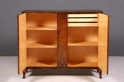 Stilvoller Original Art Deco Schrank Vertiko Sideboard Highboard Kommode Antik um 1930
