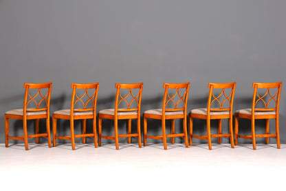 6x Edle Bevan Funell Stühle Englische Reprodux Dining Chairs Antik 60er Jahre Küchenstühle Stuhlset