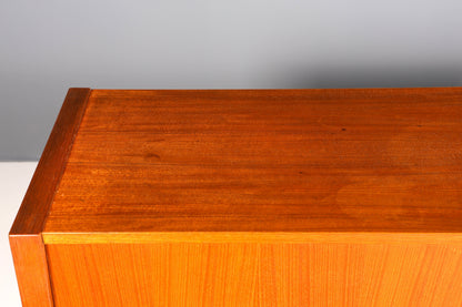 Wunderschönes Mid Century Highboard Teak Holz Schrank Danish Design Büro Kommode 60s