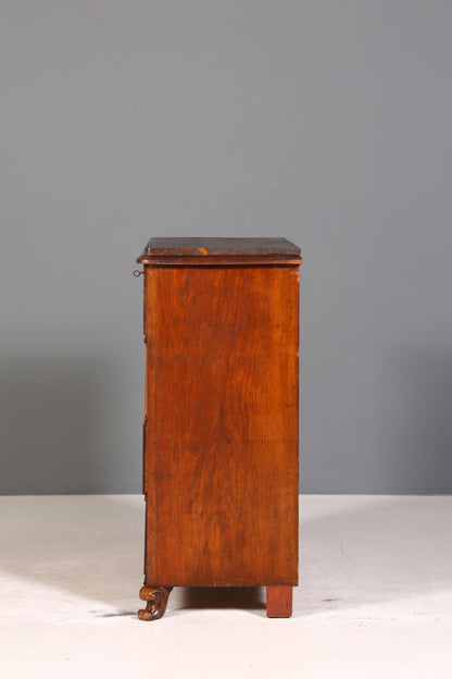 Wunderschöne Louis Philippe Kommode Nussbaum Vertiko Schubladenkommode um 1880