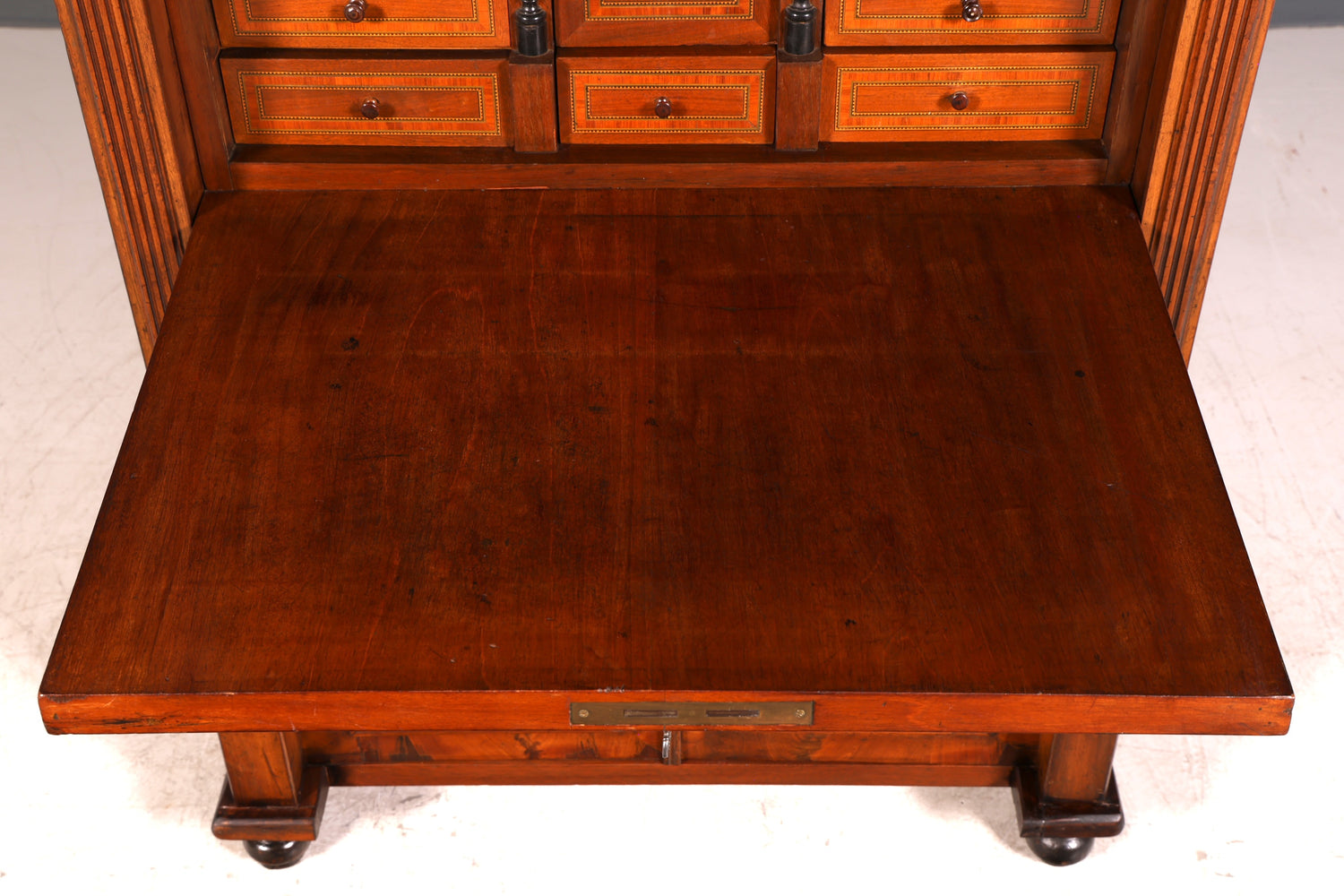 Edler Gründerzeit Sekretär Vertiko Highboard Louis Philippe Kommode Sekretär Schrank um 1880