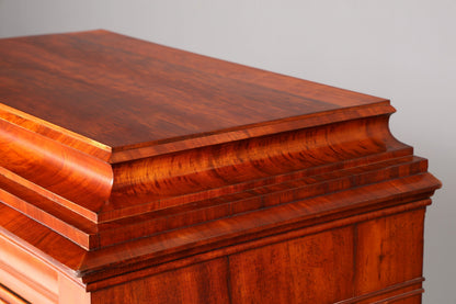 Beeindruckender Biedermeier Sekretär Louis Philippe Vertiko Antik Kommode Schreibkommode Office Desk