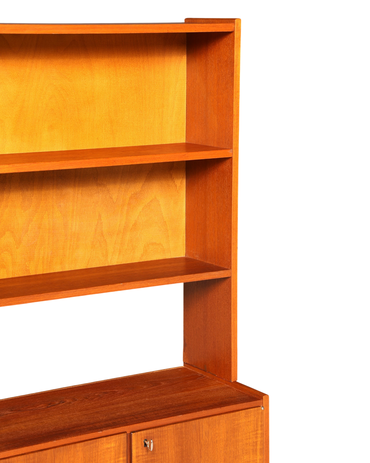 Hauptstadt Möblerei Mid Century Regal aus massivem Holz im Danish Design mit höhenverstellbaren Einlegeböden