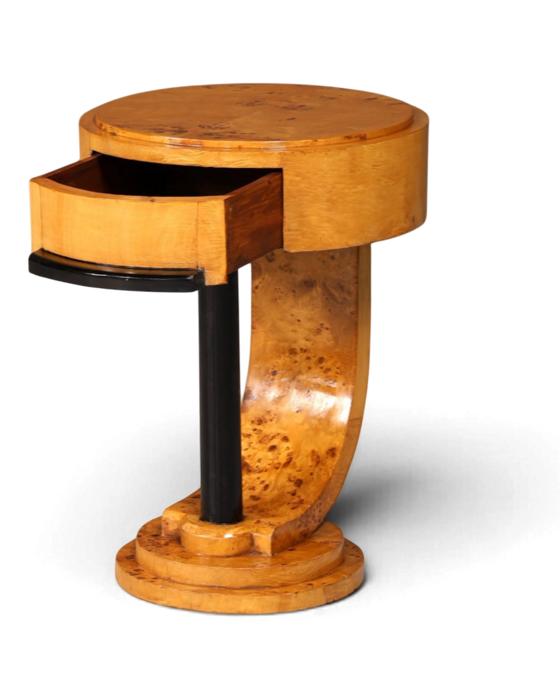 Traumhafter Art Deco Stil Beistelltisch Antik Stil Tisch Luxus Ablagetisch Birke Kommode