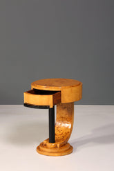 Traumhafter Art Deco Stil Beistelltisch Antik Stil Tisch Luxus Ablagetisch Birke Kommode