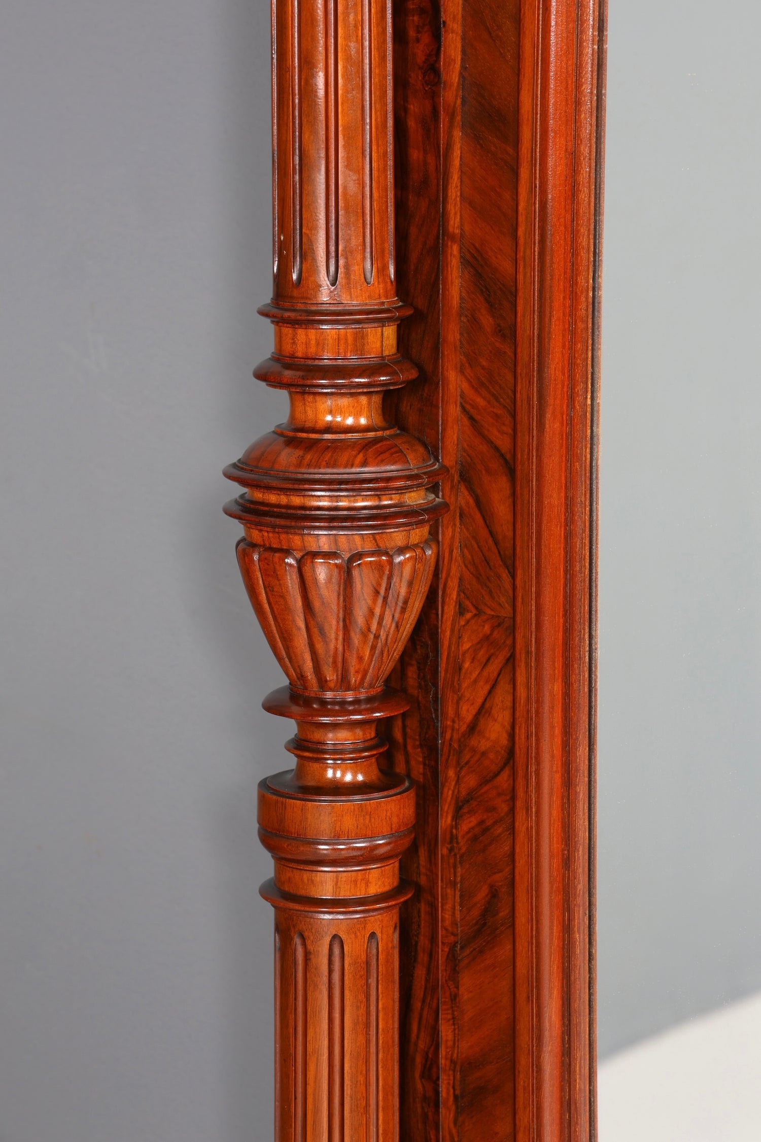 Beautiful Gründerzeit console table with mirror top and shelf, circa 1880, antique hallway mirror, Trimeau