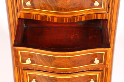 Beautiful Baroque style chest of drawers, vertico chest of drawers, 7 drawers