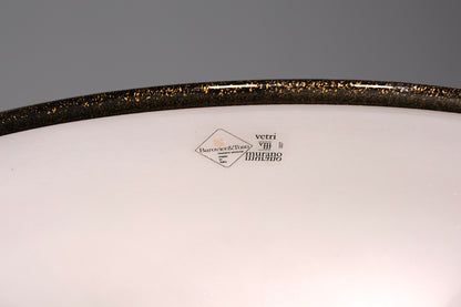 Beautiful Italian floor lamp by Barovier &amp;amp; Toso, Murano glass lampshade, uplighter, floor lamp, 2 of 2