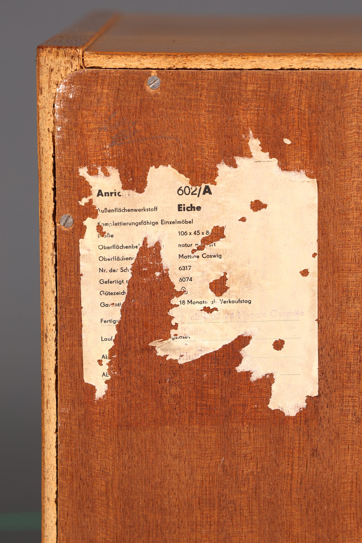 Traumhafte Hellerau Kommode Franz Ehrlich 602 Mid Century Schrank Flurkommode