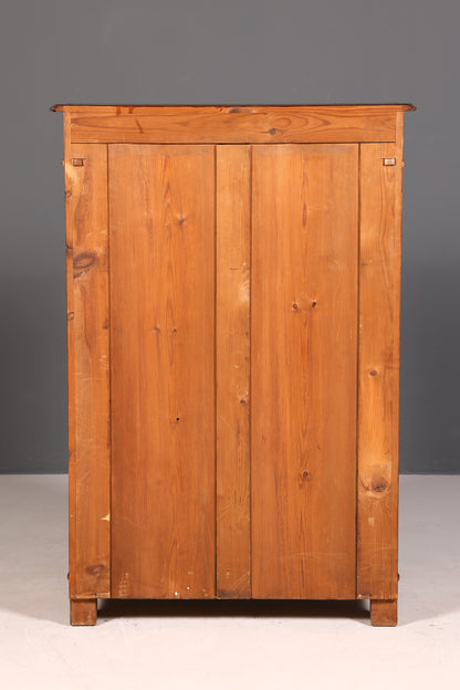 G322 Finish Edler Gründerzeit Vitrine um 1880 Schrank Antik Jugendstil Nussbaum Bücherregal (Kopie)