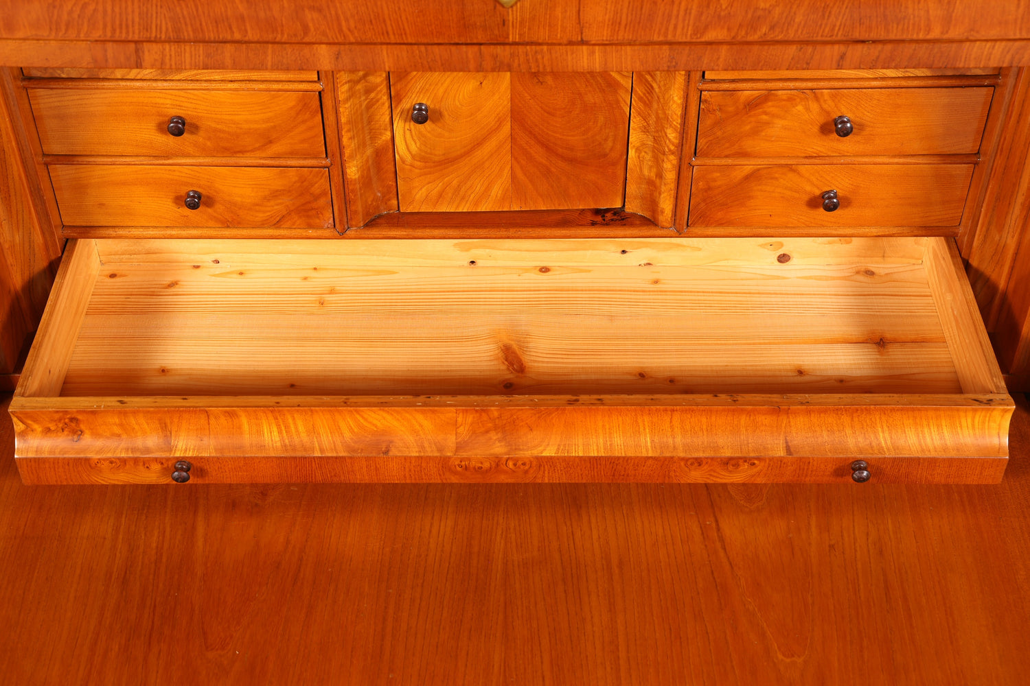 Beautiful Original Biedermeier Secretary around 1860 English Chest of Drawers Antique Office Chest of Drawers