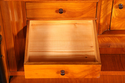 Beautiful Original Biedermeier Secretary around 1860 English Chest of Drawers Antique Office Chest of Drawers