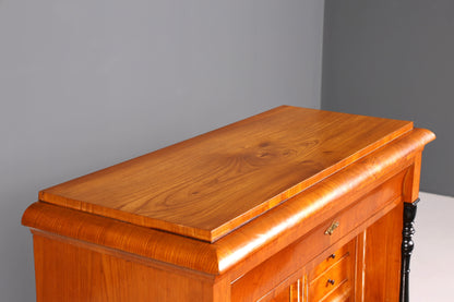 Beautiful Original Biedermeier Secretary around 1860 English Chest of Drawers Antique Office Chest of Drawers