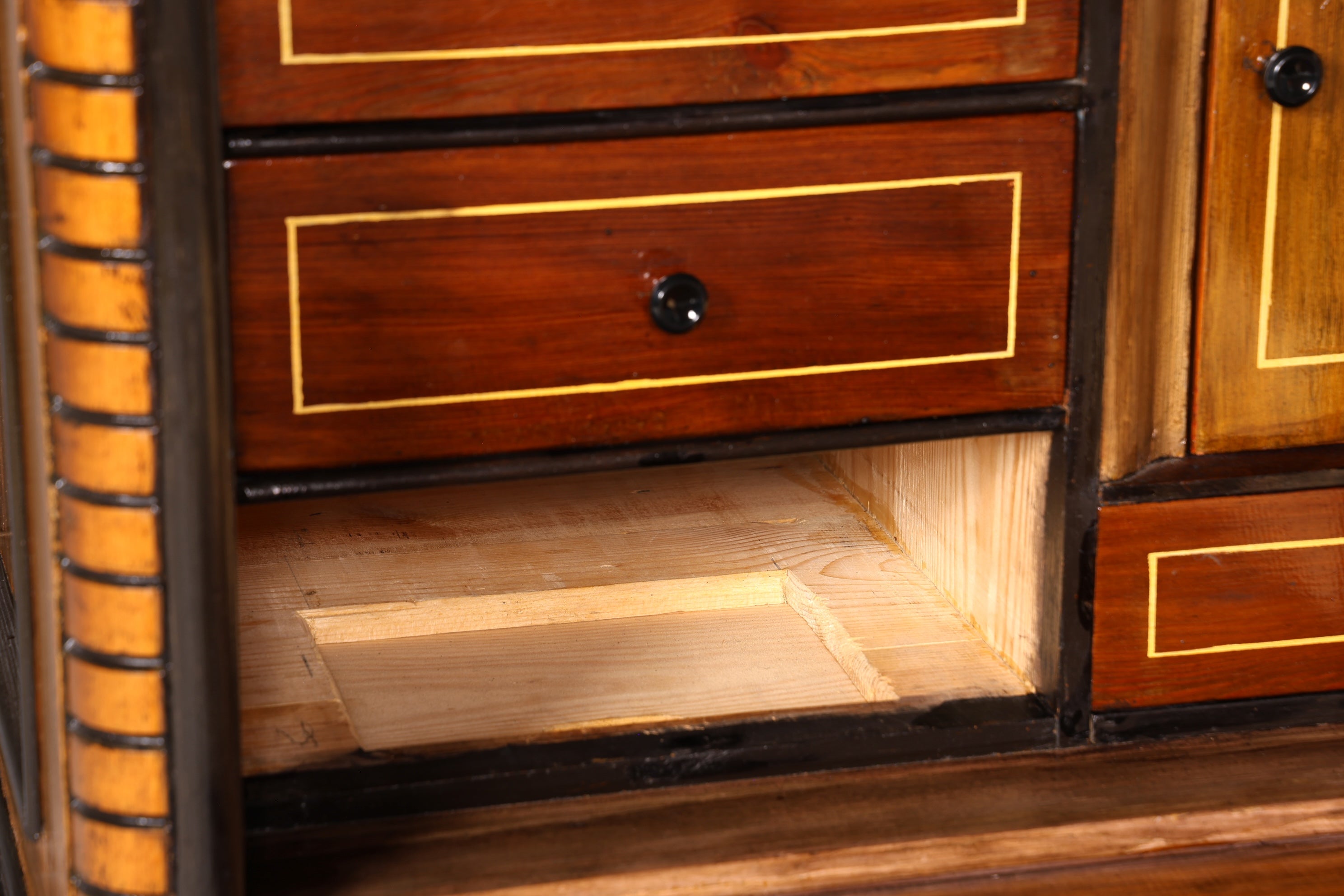 Wunderschöner Antik Sekretär echt Holz Schreibkommode Vertiko Schubladenkommode Schreibtisch