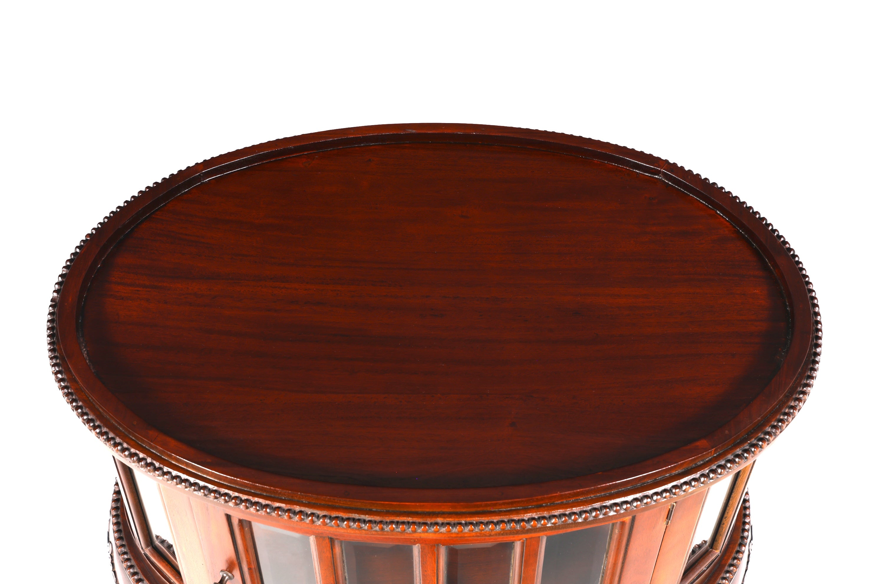 Beautiful, delicate Chippendale bar cabinet, real wood tea cabinet in Art Nouveau style, display cabinet