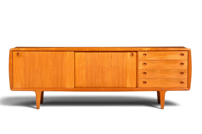 Beeindruckendes Original H.P. Hansen XXL Sideboard Teak Holz TV Kommode Vintage Schrank