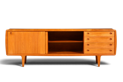 Beeindruckendes Original H.P. Hansen XXL Sideboard Teak Holz TV Kommode Vintage Schrank