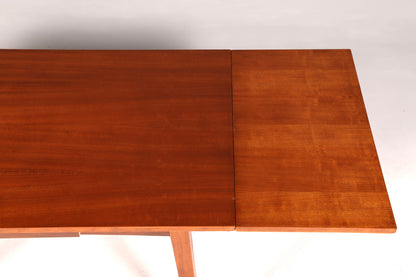 Beautiful mid-century kitchen table, vintage extendable height-adjustable dining table, 1960s wood