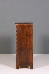 F225 Finish cm Stilvolle Louis Philippe Kommode Nussbaum Gründerzeit Schubladenkommode um 1890