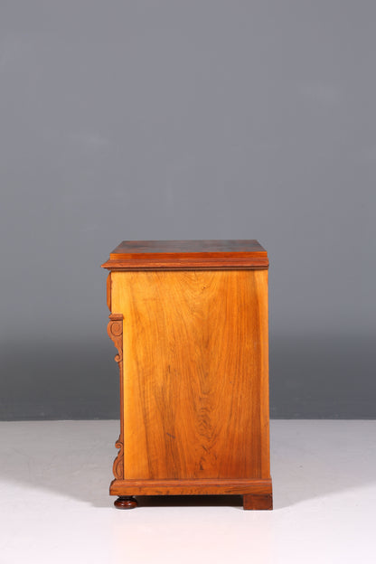 F227 Finish cm Wunderschöne Gründerzeit Kommode Jugendstil Antik Sideboard Schubladenkommode Wäschekommode