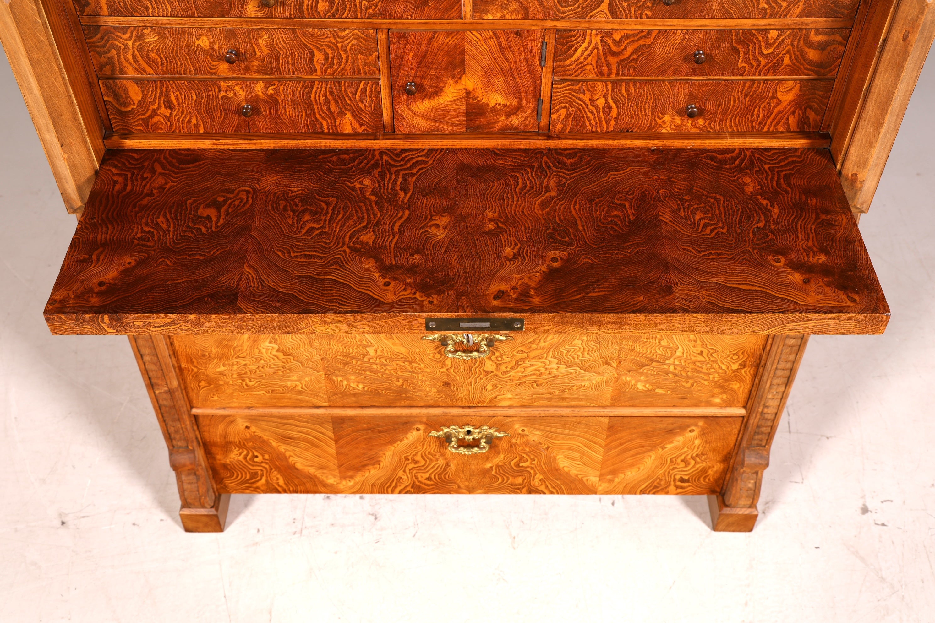 Stilvoller Gründerzeit Sekretär Kommode Jugendstil Schubladenkommode Antik Vertiko