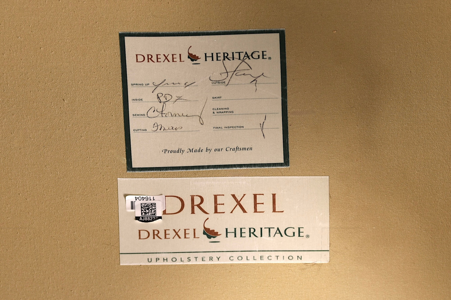Wunderschönes Original Drexel Heritage 2-Sitzer Sofa USA Couch Wohnzimmer Polstersofa Designer