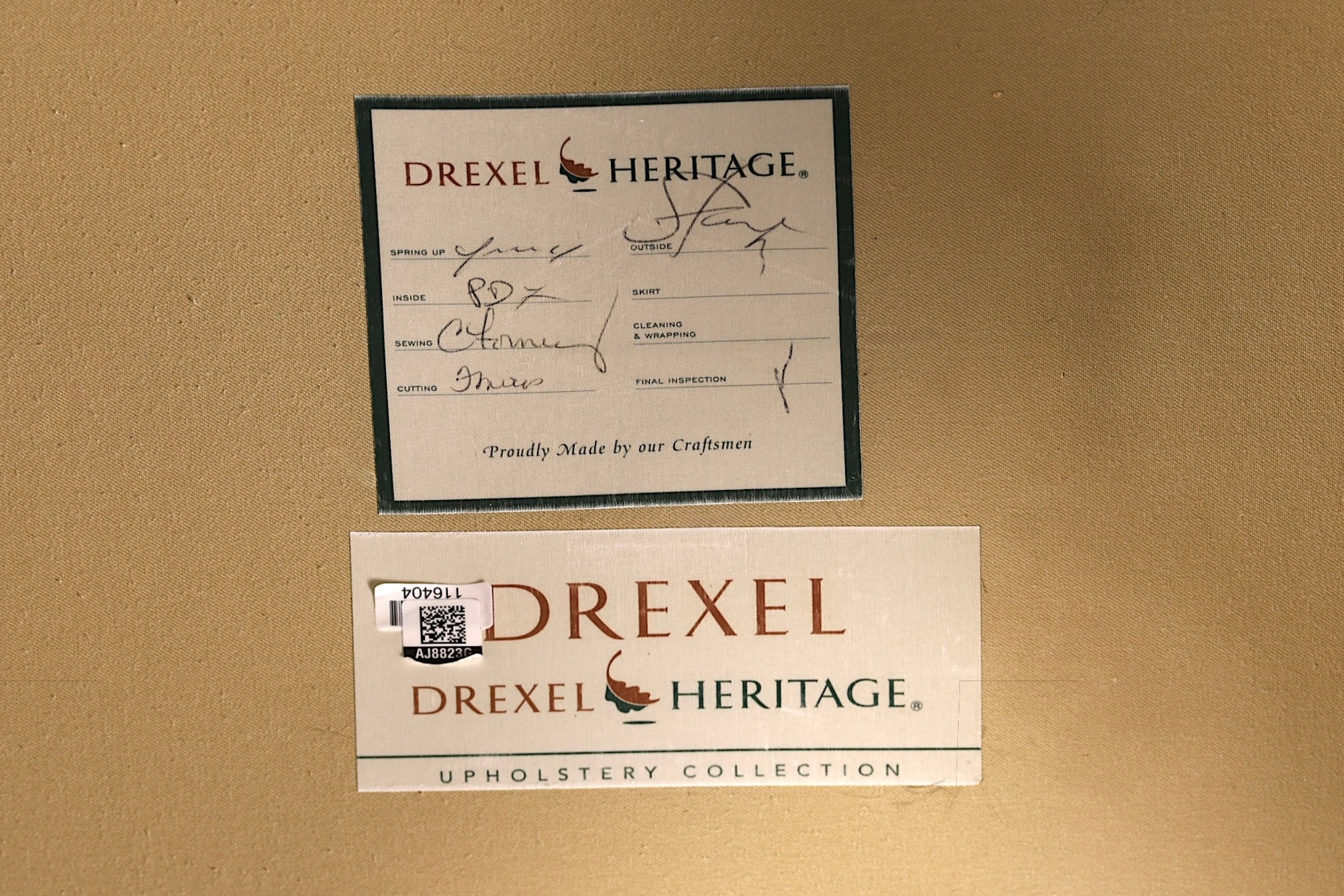 Wunderschönes Original Drexel Heritage 2-Sitzer Sofa USA Couch Wohnzimmer Polstersofa Designer