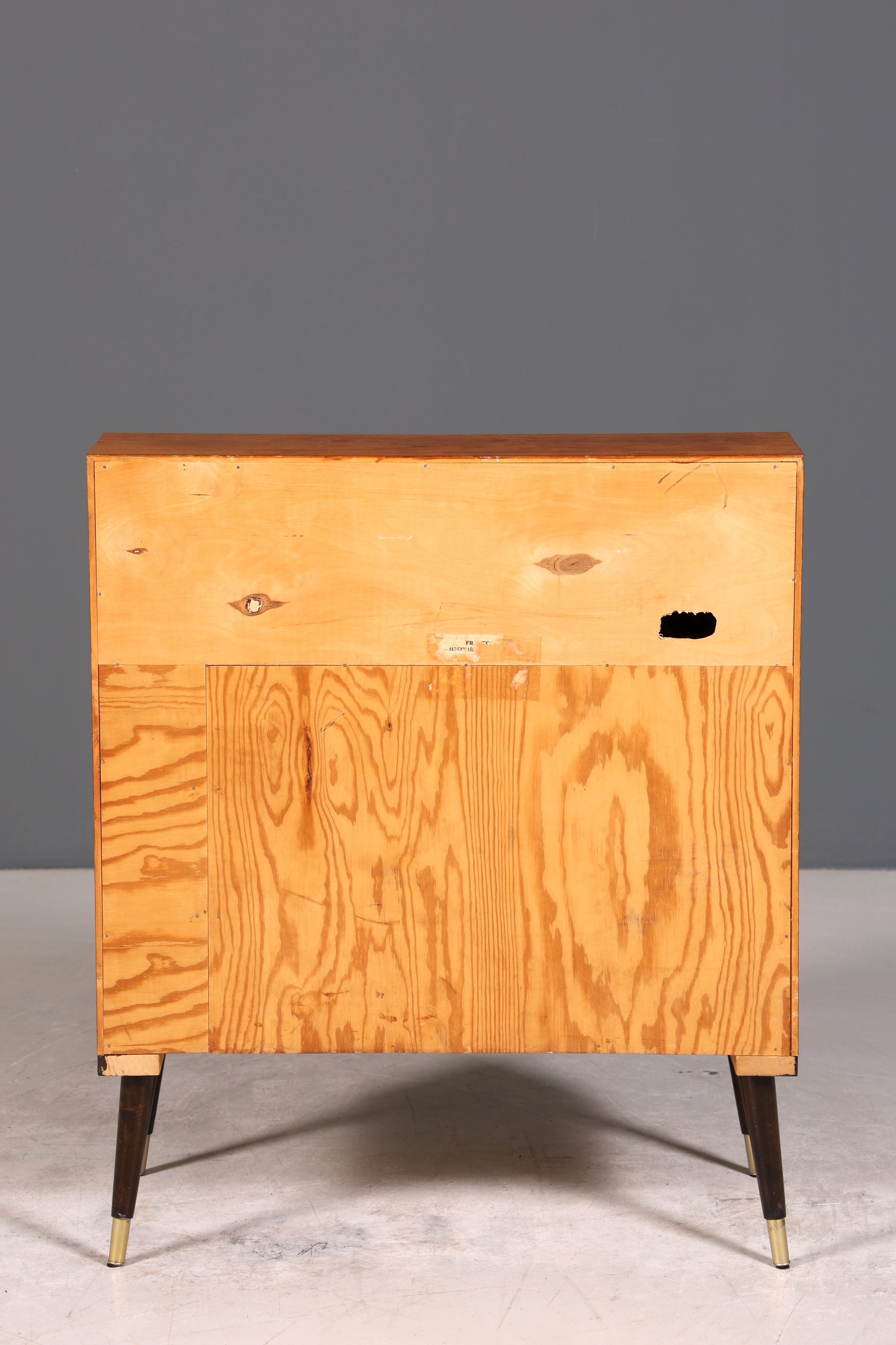 Stilvoller Mid Century Sekretär Vintage Schreibmöbel echt Holz Kommode Office Secretary