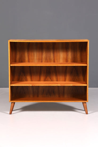 Stylish original Musterring shelf, mid-century modern bookcase, retro real wood book storage
