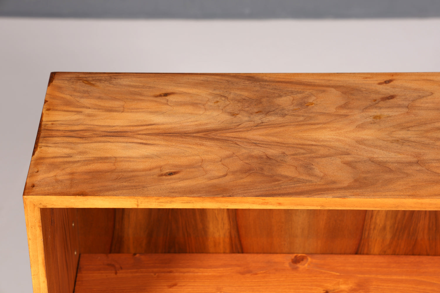 Stylish original Musterring shelf, mid-century modern bookcase, retro real wood book storage