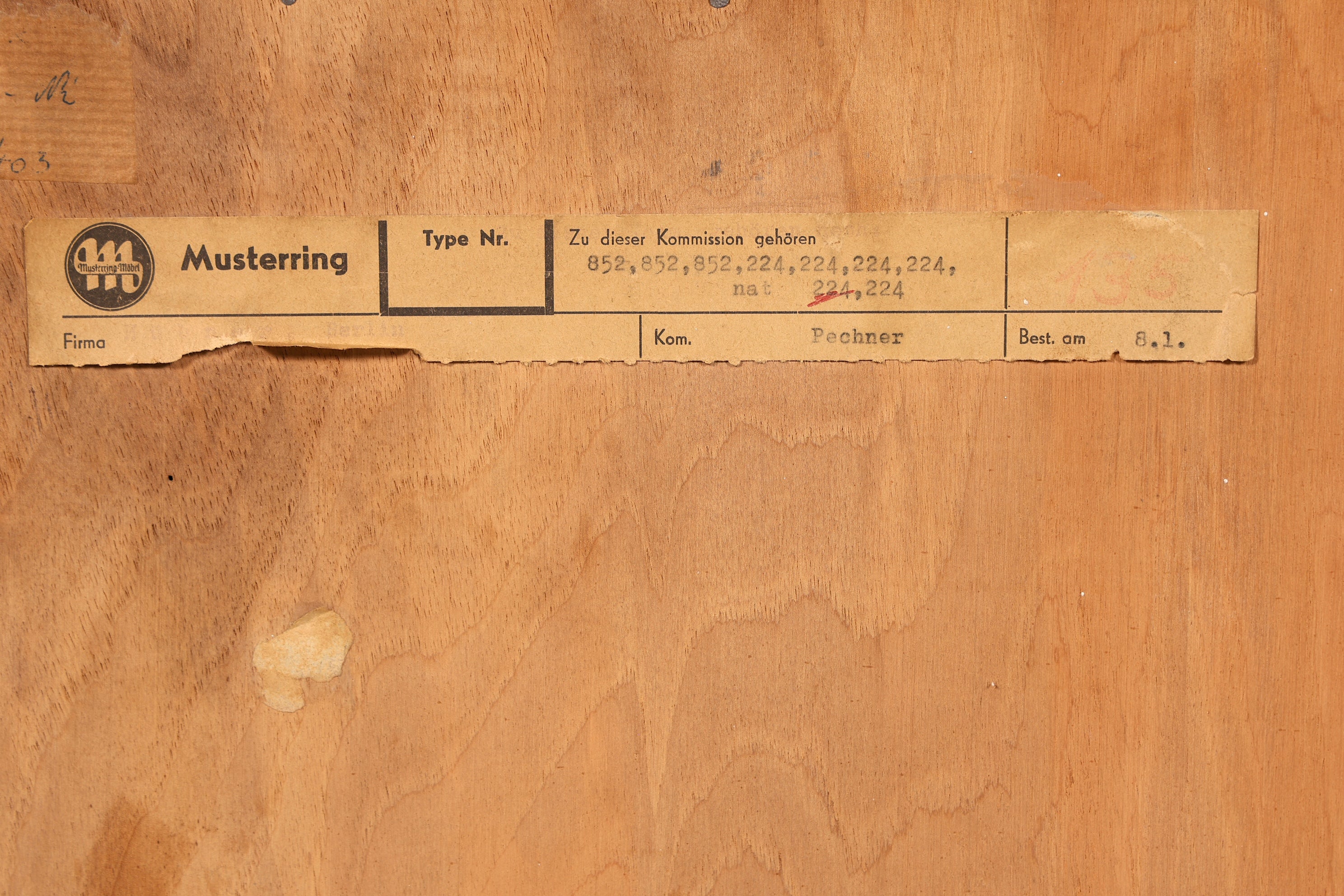 Stylish original Musterring shelf, mid-century modern bookcase, retro real wood book storage