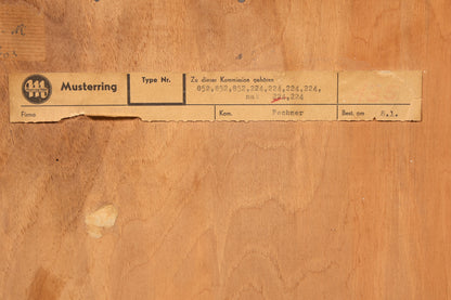 Stylish original Musterring shelf, mid-century modern bookcase, retro real wood book storage