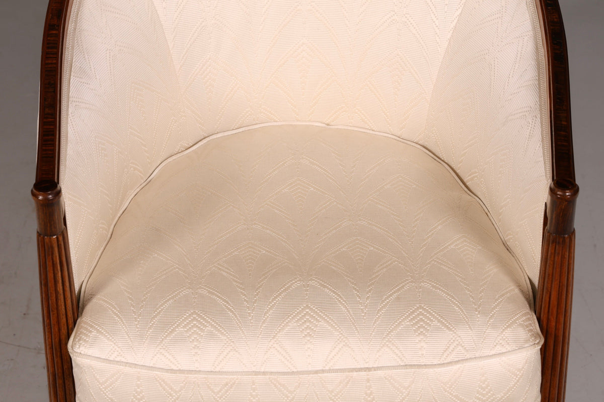 Edler Art Deco Sessel Clubsessel Loungesessel Armlehnsessel Vintage Polstersessel 1 von 2