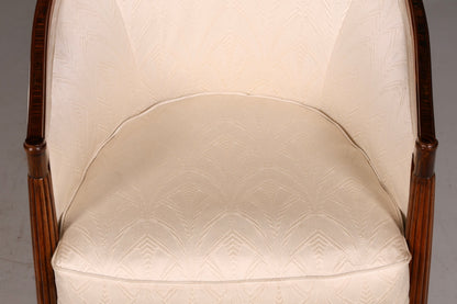 Edler Art Deco Sessel Clubsessel Loungesessel Armlehnsessel Vintage Polstersessel 1 von 2