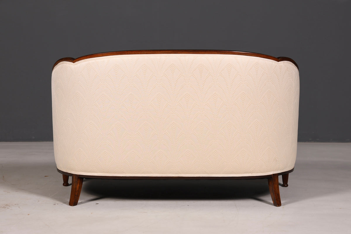 Edles Art Deco Sofa Sitzbank 2-Sitzer Vintage Loungesofa Polstersofa Salonsofa