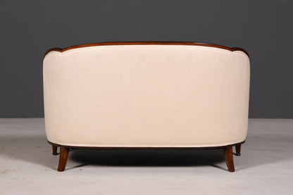 Edles Art Deco Sofa Sitzbank 2-Sitzer Vintage Loungesofa Polstersofa Salonsofa
