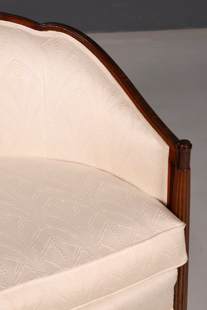 Edles Art Deco Sofa Sitzbank 2-Sitzer Vintage Loungesofa Polstersofa Salonsofa